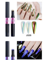 NAILCO-pluma de polvo de espejo para uñas, brillo metálico, decoraciones de Color, arte de uñas, efecto camaleón, pigmento de cromo láser - details 7