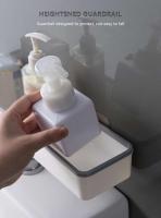 Armario de iluminación para baño, montado en la pared, dispositivo multifuncional no perforado, organizador de soporte para inodoro - details 11