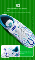 Zapatos de fútbol de marca para niños, zapatos de fútbol profesionales FG/TF, botines para niños y niñas, zapatillas de fútbol para césped, zapatos de entrenamiento de fútbol sala al aire libre - details 9