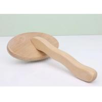 Peines para el pelo con mango de madera para perros, herramienta para desmatting de mascotas con agarre cómodo y ahorro de trabajo, almohadilla acolchada para quitar el desprendimiento - details 8