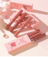 Tinte Labial Natural,Barra de Labios, conjunto de 3 esmaltes de Labios mate de terciopelo, Brillo de Labios Femenino Antiadherente, Color Nude - details 10