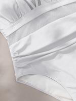 Bañador negro de una pieza para mujer, traje de baño de realce con Control de barriga, Tankini de una pieza - details 12