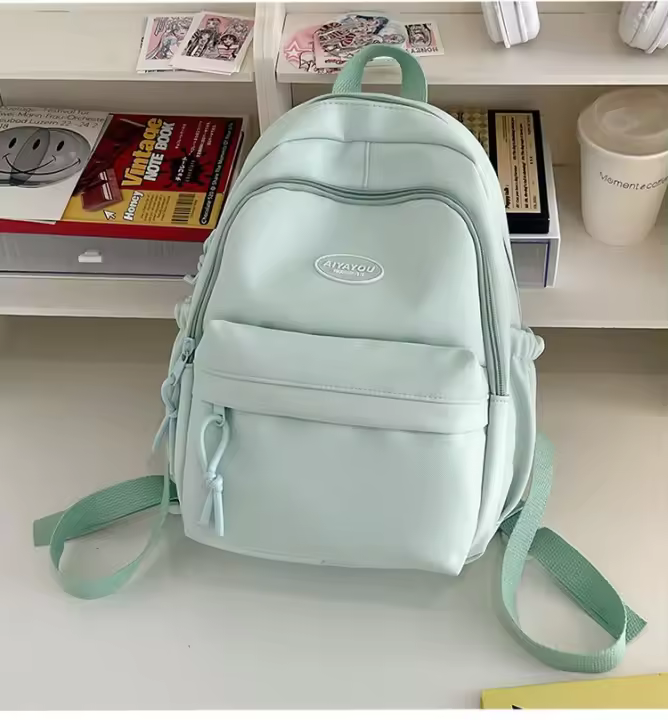 Mochila, trabajo, color sólido, estilo coreano, casual, nuevo estilo, estudiantes universitarios, viajes, mochila, estudiantes de primaria - 1