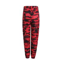 Pantalones de talle medio para mujer, cargo de camuflaje suelto para pantalones cómodos - details 20