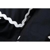 Elegante Vestido Midi TRAFZA Moda de Verano con Espalda Desnuda, Cuello Cuadrado, Correas y Estampado - details 6