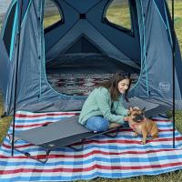 Cama Plegable Compacta Acampada Cama de Camping Jardin Portátil Ultraligera Fuerte Resistente, Capacidad de 120kg - details 13
