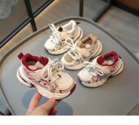 Zapatillas deportivas informales para niños y niñas, zapatos de malla transpirable, resistentes al desgaste, con gancho y bucle, a la moda, novedad de otoño, 2024 - details 3