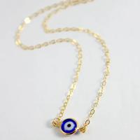 ¡Los más vendidos! Collar de ojo azul versátil Türkiye Devil's Eye para niña - details 7