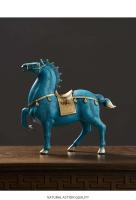 Escultura de caballo, accesorios para el hogar, decoración de sala de estar de estilo chino, estatua Dengshui, decoración de oficina, regalos de inauguración de la casa - details 3