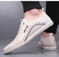 Zapatillas deportivas transpirables para hombre, zapatos deportivos casuales y cómodos, zapatillas de plataforma para mujer, tenis masculinos, zapatos casuales de cuero. - details 5