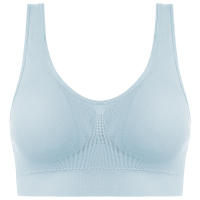 Sujetador deportivo de color sólido para mujer, top de fitness, gimnasio, yoga, entrenamiento atlético, suave, acolchado - details 30