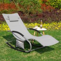 jardín Mecedora con reposapiés Tumbona ergonómica Negro OGS28-SCHx2 ES - details 66