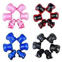 Juego de protectores de seguridad para bicicleta, equipo de protección para niños, protectores de muñeca, rodilleras, coderas, deportes, Skate, ciclismo, útil, 6 piezas por juego - details 0