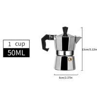 Tetera de aluminio para el hogar, equipo de vajilla italiana octogonal, Moka, café, té, oficina, hogar, viaje, Camping al aire libre - details 10