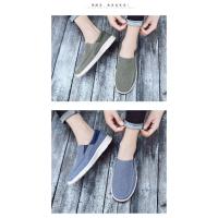 Zapatos De Lona Para Hombre Mocasines Clásicos De Ocio Cómodos Y Transpirables Zapatillas Casuales Para Adultos Con Punta Redonda Suela EVA - details 11