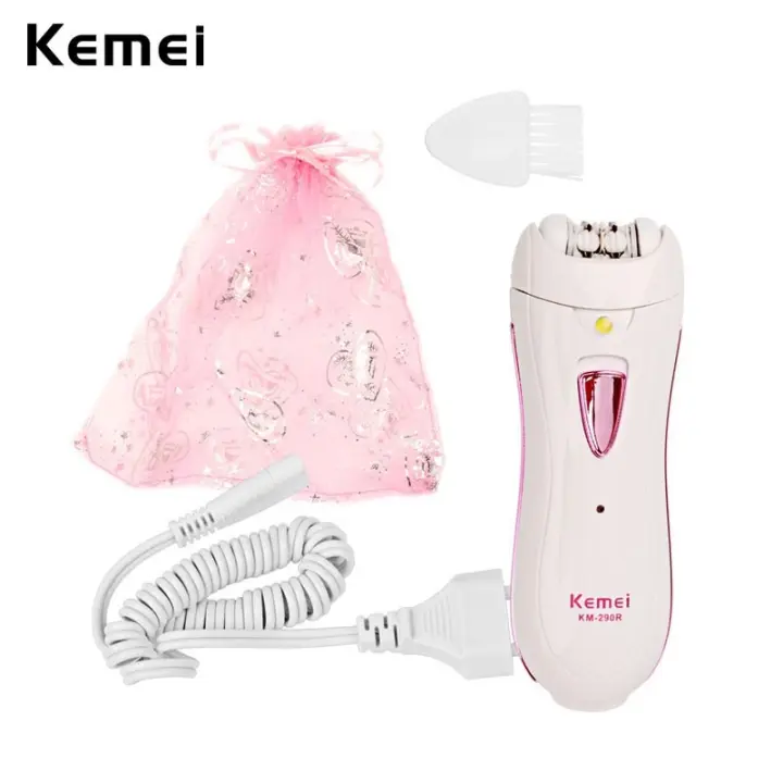 Kemei-depiladora eléctrica profesional para mujer, eliminador de pelo, recargable, uso femenino para cuerpo completo, esenciales de viaje - 1