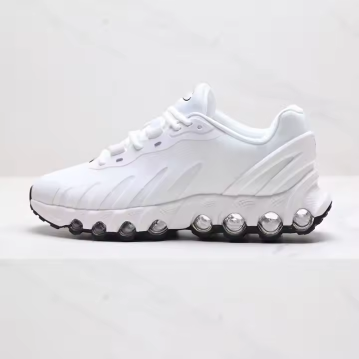 Zapatillas Deportivas de Aire Cilíndrico para Hombres y Mujeres Comodidad Blanca - 1