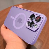 Funda magnética de lujo con armadura translúcida mate a prueba de golpes para iPhone 14, 13, 12, 11, 15 Pro Max Plus, funda de carga inalámbrica Magsafe - details 10