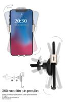 Soporte universal para teléfono móvil, accesorio para automóvil, adecuado para iPhone 15/14/13 Plus Pro MAX, Xiaomi/Redmi Note 11 galaxy S24 Ultra S23 S22, dorado - details 3