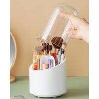 Brochas de maquillaje giratorias para lactancia 360 °   Organizador cosmético para lápiz labial, cejas, lápices de sombra de ojos Desk se - details 4