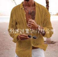Blusa de algodón de manga larga para hombre, Rebeca de talla grande, cuello en V, camiseta informal, rosa, negro, blanco, primavera, verano, 3xl, 2xl, 44, 42 - details 4