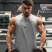 Gym Tank Tops Men Summer Breathable Sportswear Fitness Sleeveless T Shirt Quick Dry Running Vest Workout Singlets Sport Clothing - details 4