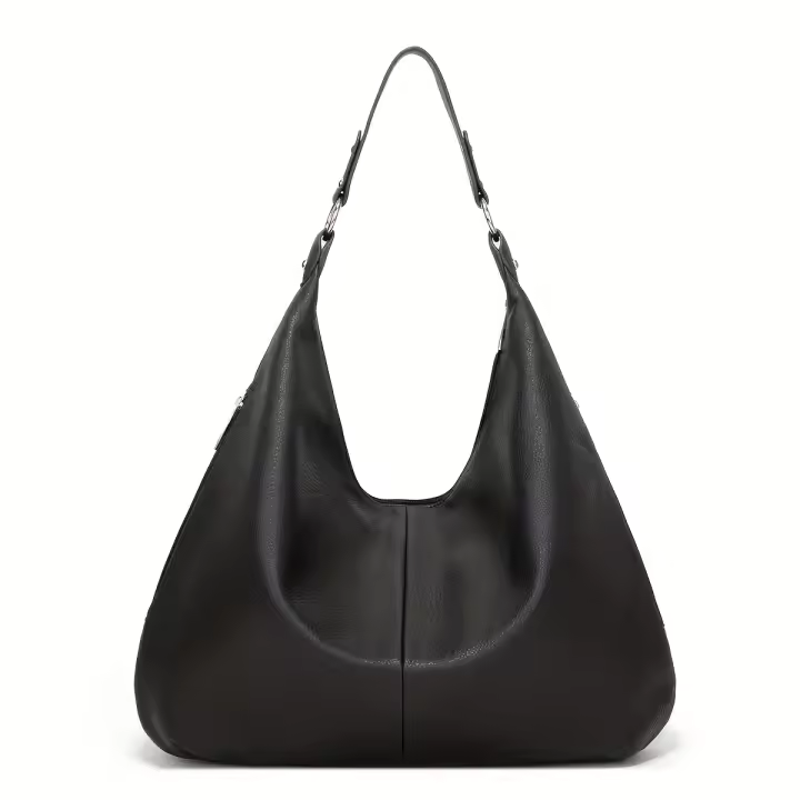 Bolso Hobo Vegan Vintage, Bolso de hombre Retro de gran capacidad, Bolso y Monedero de moda para Mujer - 1