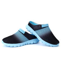 Verano pareja de hombres y mujeres cambia gradualmente sandalias de gran tamaño zapatillas de malla casual agujero zapatos de playa media zapatillas - details 26