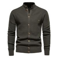Cardigan Versátil para Hombres Jersey de Negocios Elegante Moda Tendencia - details 2
