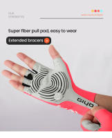 Giyo-guantes cortos de ciclismo sin dedos, manoplas antideslizantes de tela de LICRA para bicicleta de montaña y carretera, guantes de medio dedo para carreras deportivas - details 10