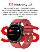 2025 Nuevo ET381 Smartwatch Asistente de voz ECG Electrocardiograma Detección de glucosa en sangre no invasiva Pantalla AMOLED Compatible con Android IOS Smartwatch - details 16