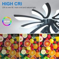 Plafón LED Regulable Control Remoto 48W 5400LM 3000K-6500K Día 70cm Ideal para Sala de Estar, Dormitorio, Comedor, Baño, Pasillo Blanco - details 79