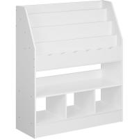 Librería Infantil Blanca Estante de Almacenamiento con 4 Niveles y Compartimentos para Jardín de Infantes y Habitación - details 8
