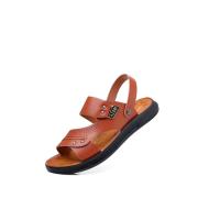 Sandalias de verano para hombre, cómodas sandalias de cuero con plataforma para exteriores, suela suave antideslizante, zapatos informales de trekking para verano, zapatos de playa para niño - details 33