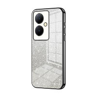 VIVO V29 V29Lite 5G funda de teléfono transparente chapada en purpurina, disponible en una variedad de colores - details 4