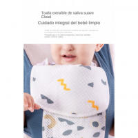 Portabebés ergonómico, adaptado a la suave malla elástica, adecuado para recién nacidos, 3 posiciones de transporte - details 2
