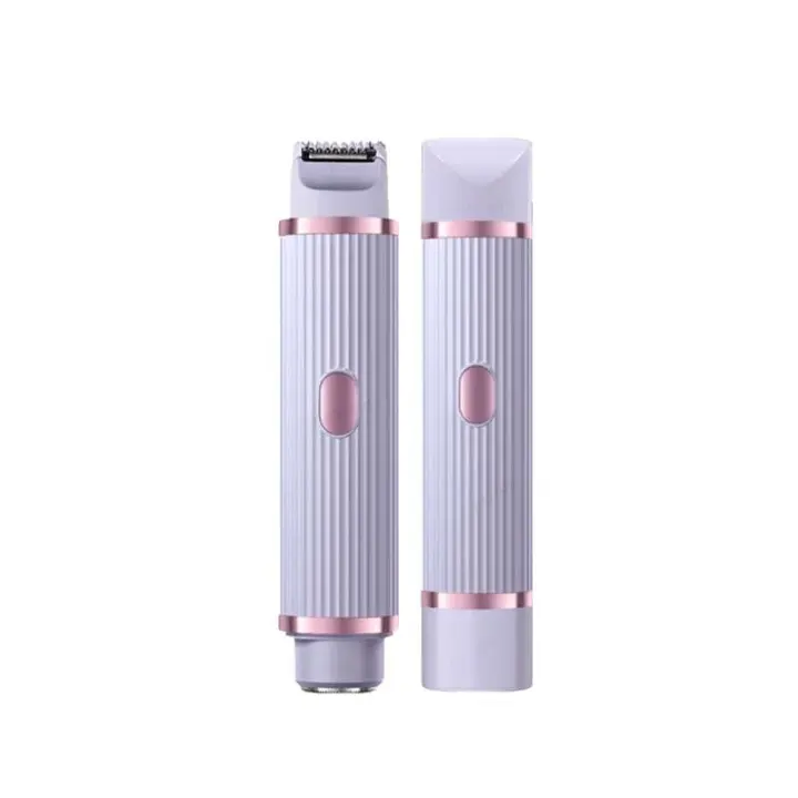 Barba para mujer, Bikini, axila, recortadora femenina, depiladora impermeable, Afeitadora eléctrica 2 en 1, maquinilla de afeitar Facial para mujer - 1