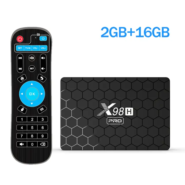 Dispositivo de TV inteligente X98H PRO, decodificador con Android 12, H618, 2,4G, 5G, Wifi6, 4GB, 64B, 2GB, 16GB, BT5.0, H.265, receptor de entrada HD, reproductor multimedia, nuevo - 1