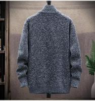Cardigánes de Punto para Hombres en Invierno Cuellos Elevados, Gruesos, Moda Casual - details 3