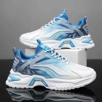Primavera 2025 Zapatillas deportivas de moda informales para caminar lento, zapatos de papá de malla transpirable, versátiles - details 2
