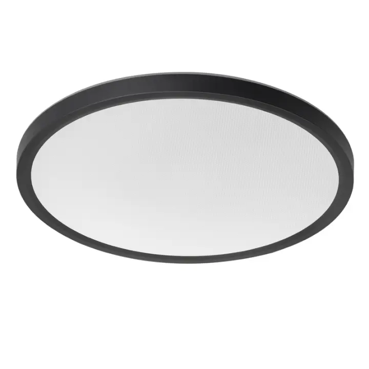 CBJKTX Lámpara de techo LED para baño Ø22cm plana ultrafina 18W placa rombo protección ocular lámpara de pasillo 3000K IP44 - 1