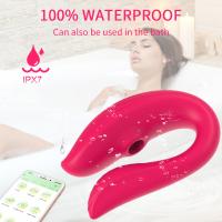 Vibrador Inalámbrico Control Remoto OOEEY para Mujeres Estimulador de Clítoris Juguetes Sexuales para Parejas Adultas Forma U Masturbador Dual - details 3