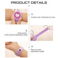 Pulsera repelente de mosquitos para niños, reloj ligero de dibujos animados, repelente de insectos, para exteriores - details 4