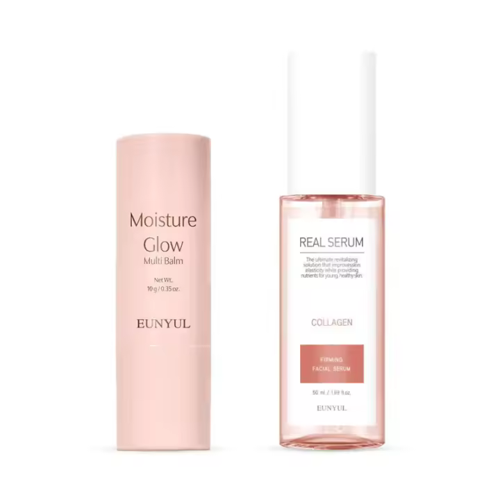EUNYUL Moisture Glow Multi Stick 0.35 Bálsamo facial y suero de colágeno real 1.69 fl. Oz. Cuidado de la piel coreano - 1