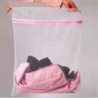 Malla con cremallera para lavado de ropa, bolsas plegables delicadas, lencería, sujetador, calcetines, ropa interior, lavadora, red de protección, 3 tamaños - details 1