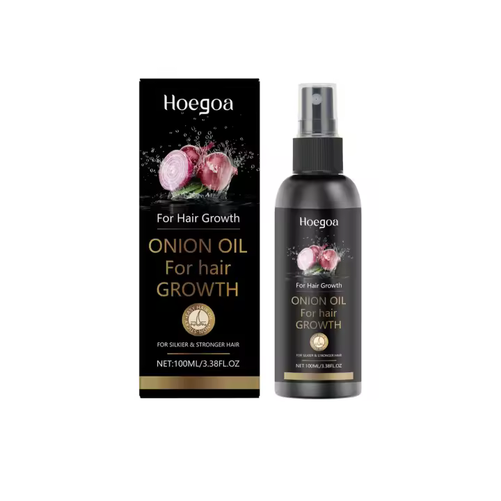 El spray de aceite esencial para el cuidado de la cebolla hidrata suavemente los folículos e ilumina el cabello - 1