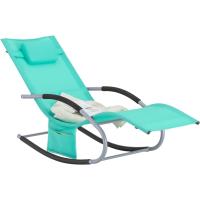 jardín Mecedora con reposapiés Tumbona ergonómica Negro OGS28-SCHx2 ES - details 53