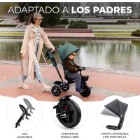 Bicicleta Plegable para Niños Triciclo Evolutivo sin Pedales 9 Meses de Uso 25kg Rosa - details 4