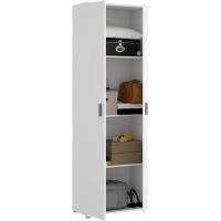 ARMARIO MULTIUSOS DE 2 PUERTAS CON 3 ESTANTES - 190x61x35 cm - BLANCO - details 0