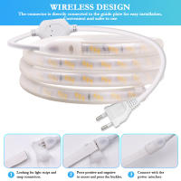 GAHADA Tira LED Impermeable para Exteriores Enchufe de Energía EU Cinta LED Flexible con 180 LEDs/m - details 5